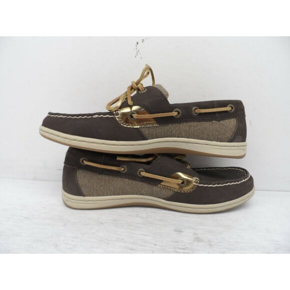 Sperry Women's 2 Eye Lace Up Boat Shoe STS81357 Brown Size 6M - Picture 6 of 8